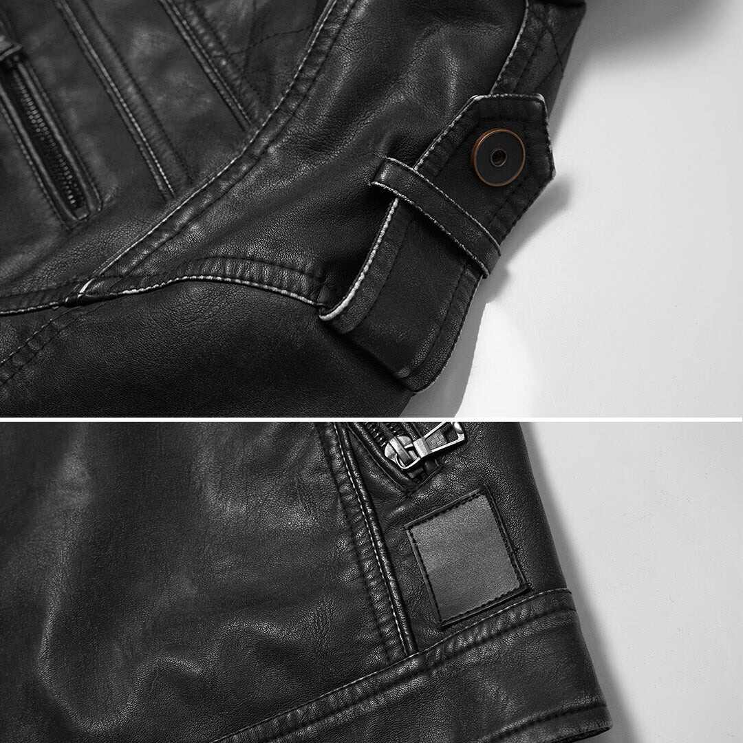 Meztli | Veste en cuir classique