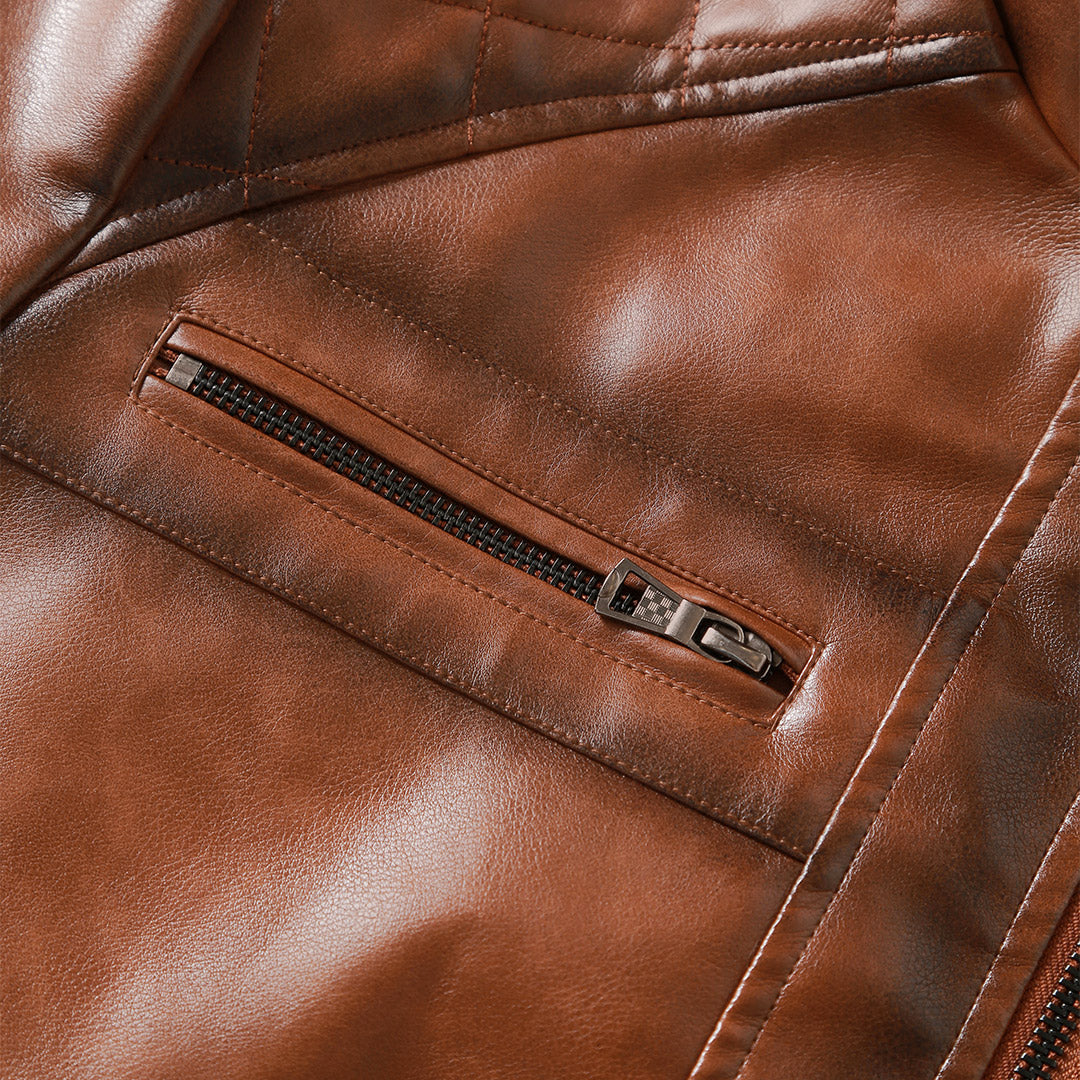 Meztli | Chaqueta de cuero Cruiser