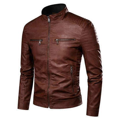 Meztli | Bernal Chaqueta de cuero vintage