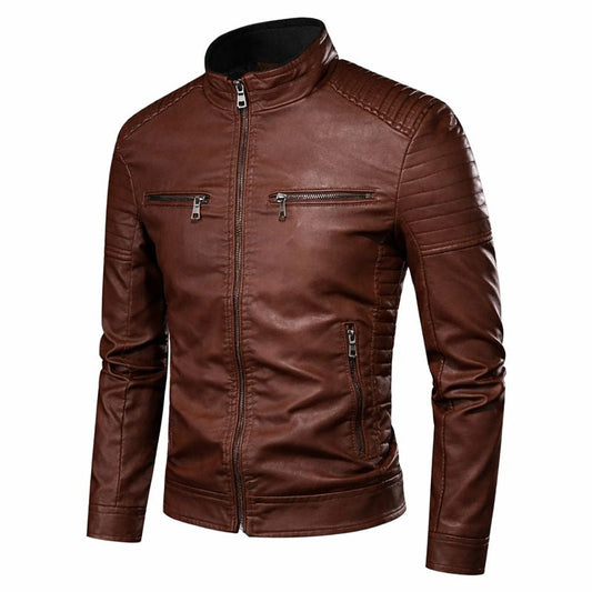Meztli | Bernal Chaqueta de cuero vintage
