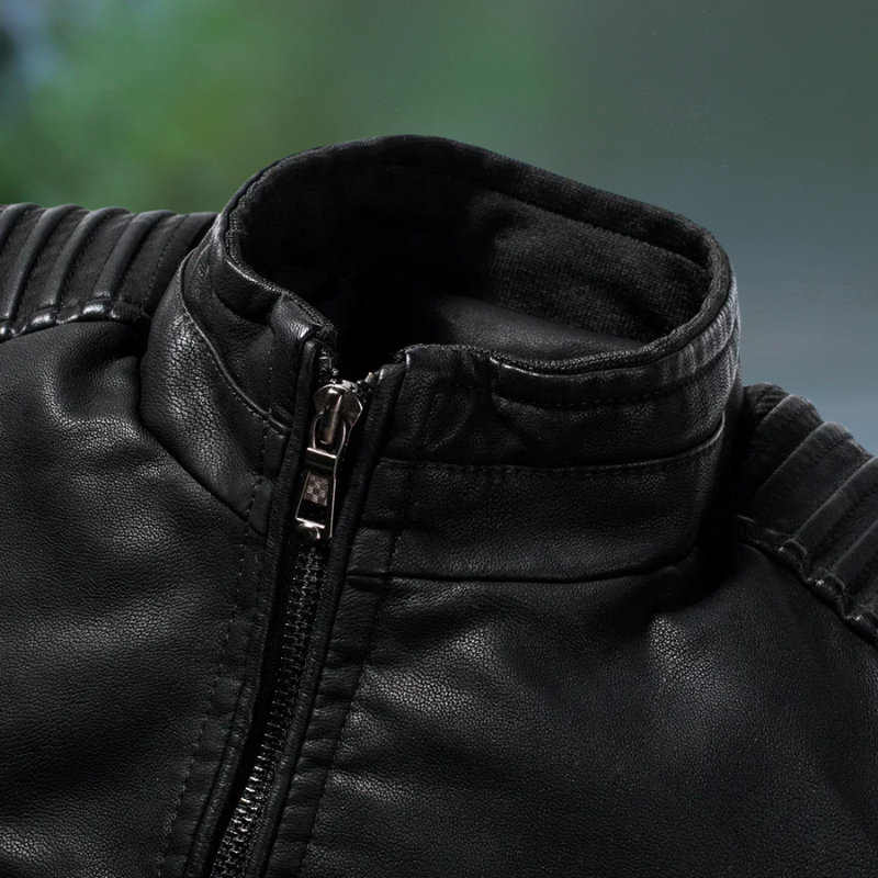 Meztli | Bernal Chaqueta de cuero vintage