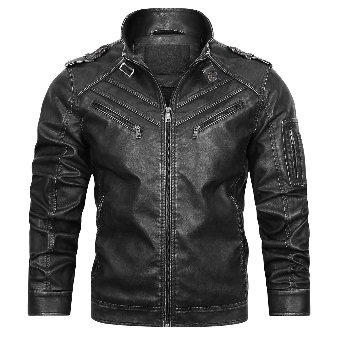Meztli | Veste en cuir classique