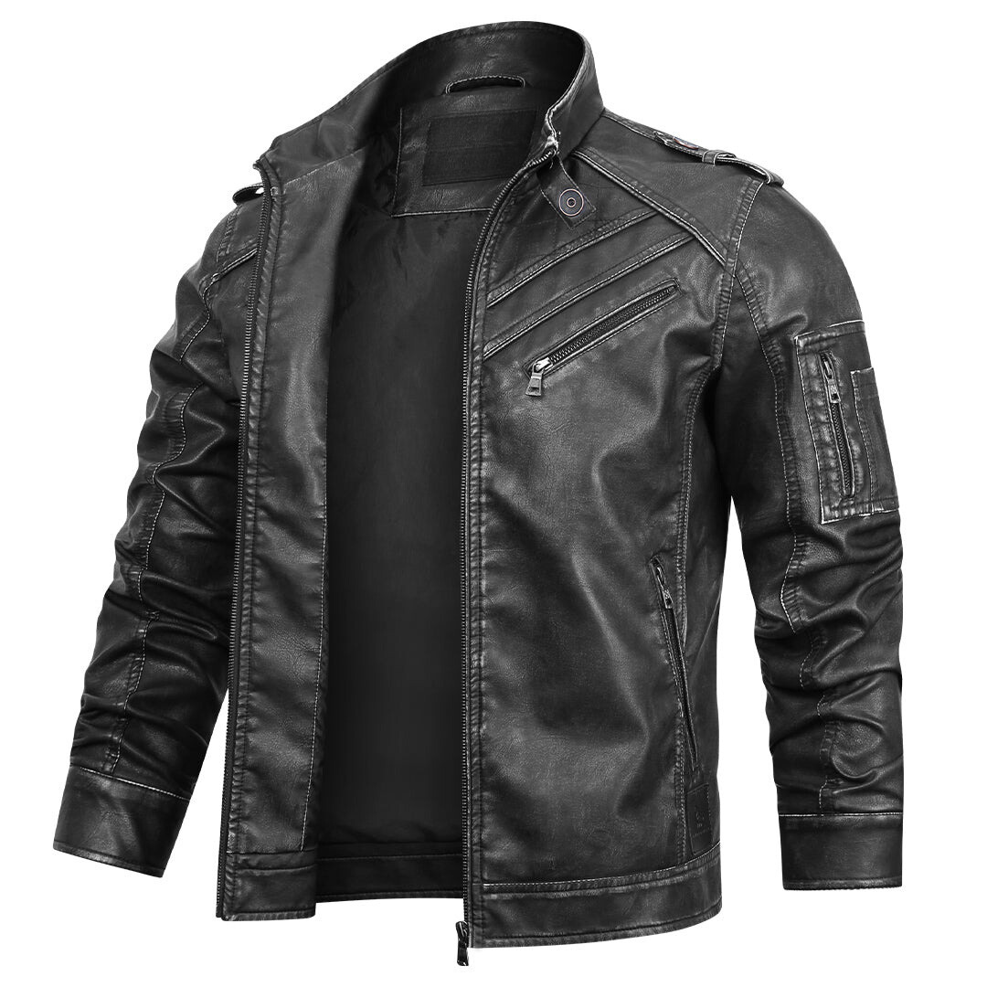 Meztli | Veste en cuir classique