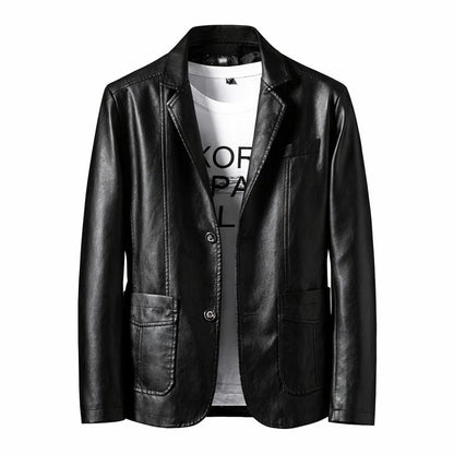 Meztli | Blazer De Cuero Elegante & Estilizado