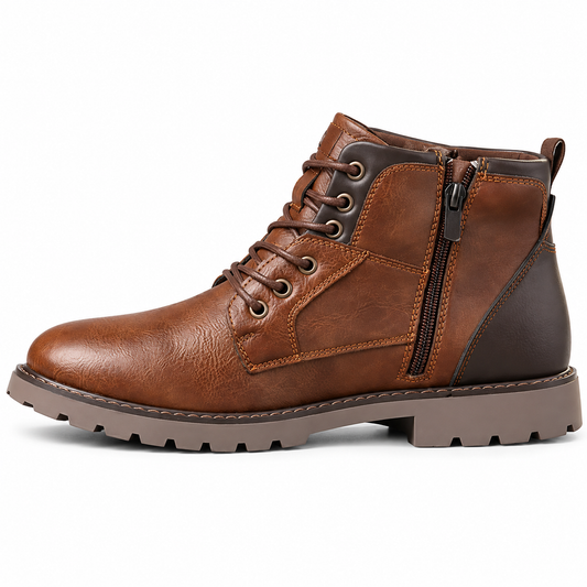 SIERRA™ | Botas de Cordones de Cuero Premium