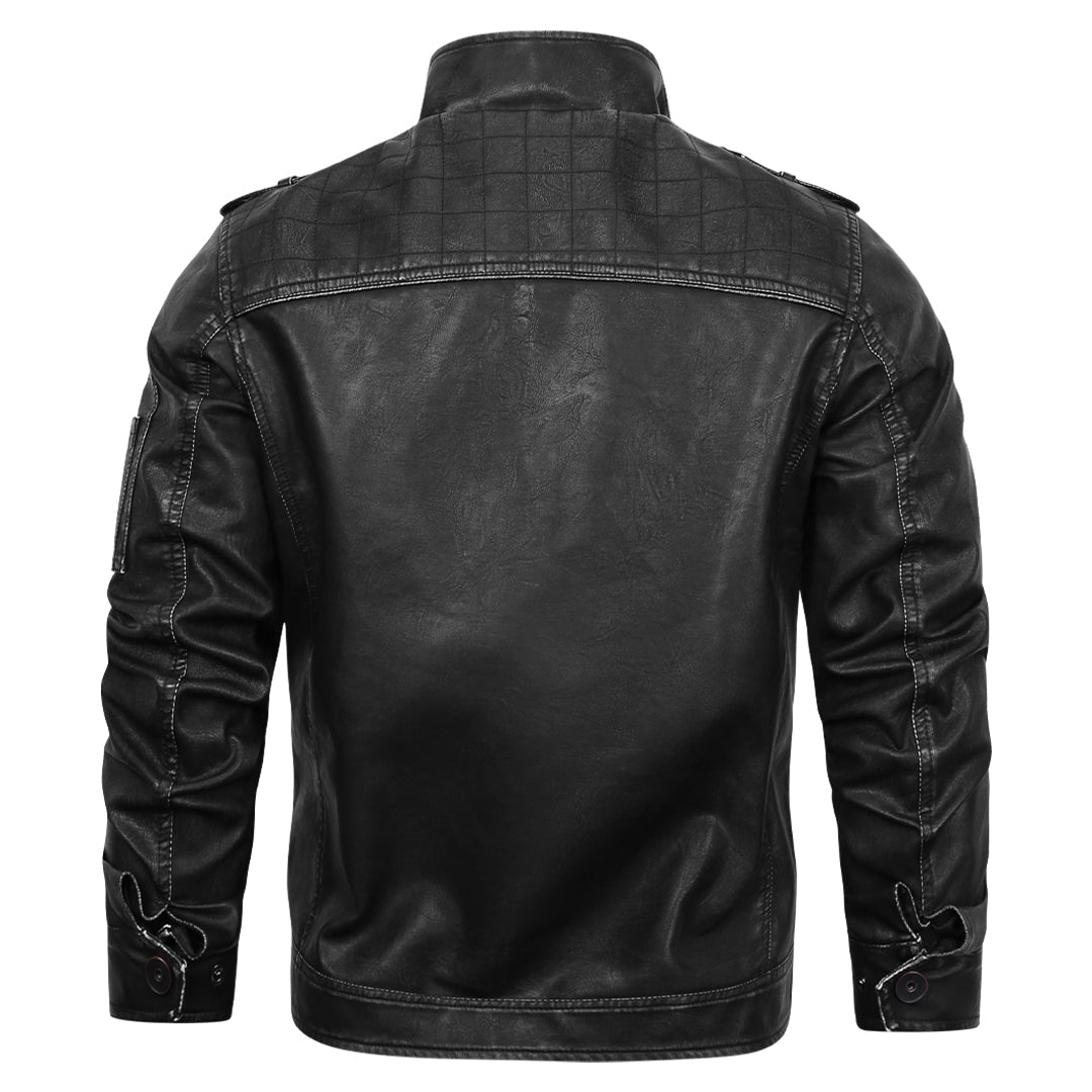 Meztli | Veste en cuir classique