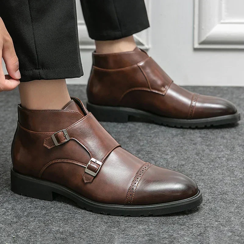 SIERRA™ | Botas de Cuero con Doble Correa Ajustable