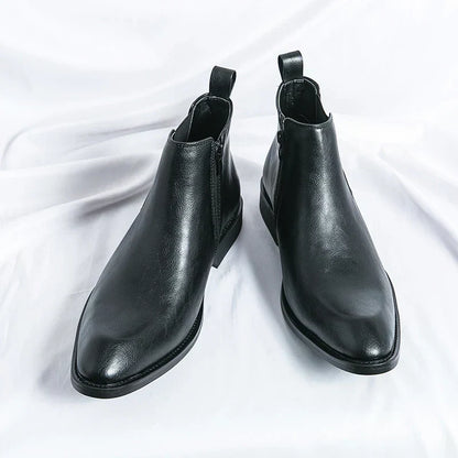 SIERRA™ | Botas Tipo Botín de Cuero con Cierre