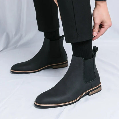 SIERRA™ | Botas Tipo Botín de Cuero
