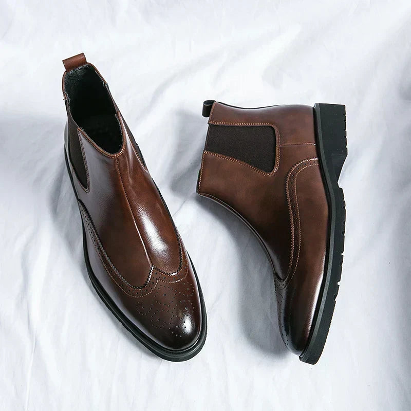 SIERRA™ | Botas Tipo Botín de Cuero