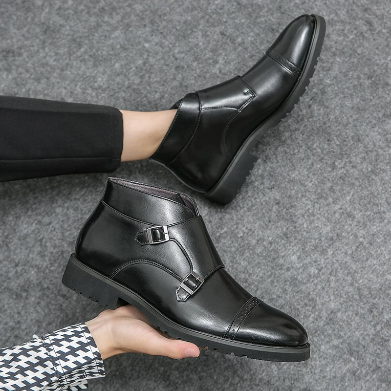 SIERRA™ | Botas de Cuero con Doble Correa Ajustable