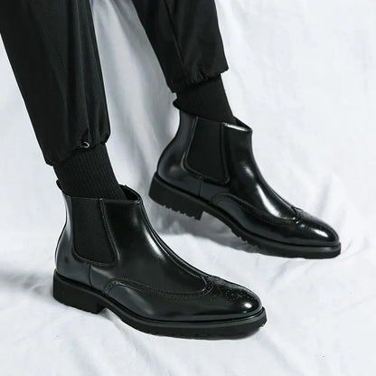SIERRA™ | Botas Tipo Botín de Cuero