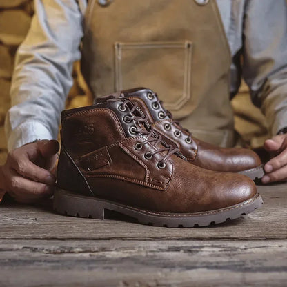 SIERRA™ | Botas Casuales de Cuero Estilo Clásico Británico