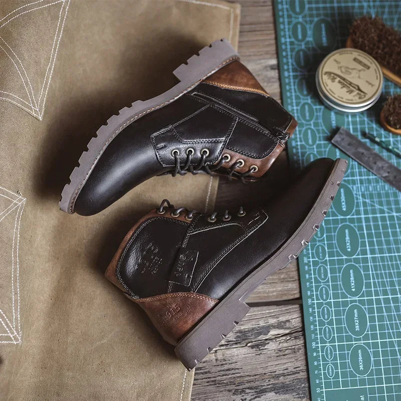 SIERRA™ | Botas Casuales de Cuero Estilo Clásico Británico