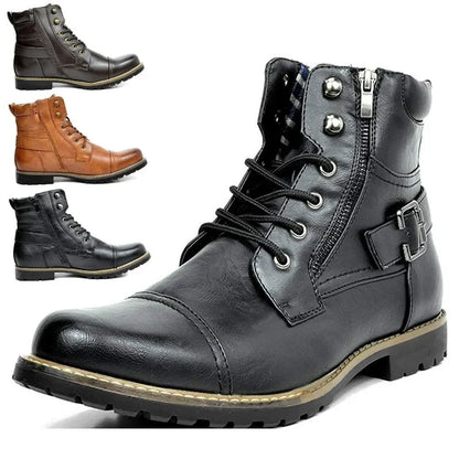 SIERRA™ | Botas de Cuero con Cordones