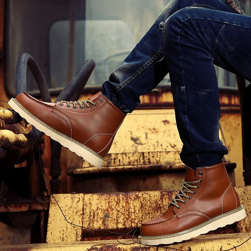 Botas de Invierno de Cuero