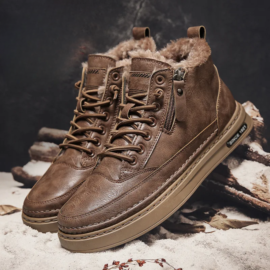 Botas de Invierno de Cuero