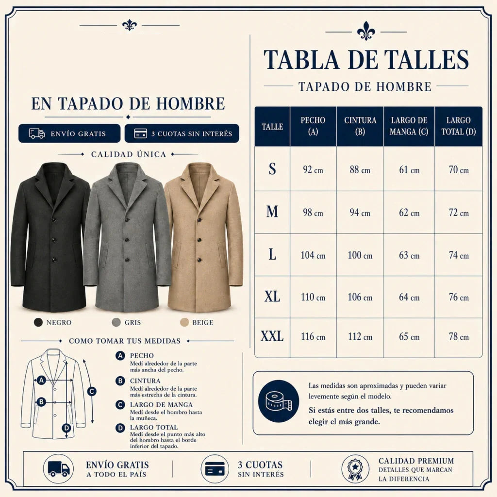 Meztli | Manteau pour homme