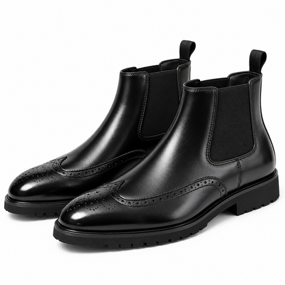 SIERRA™ | Botas Tipo Botín de Cuero