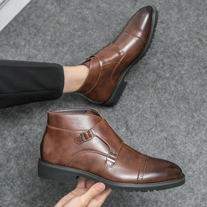 SIERRA™ | Botas de Cuero con Doble Correa Ajustable