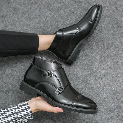 SIERRA™ | Botas de Cuero con Doble Correa Ajustable