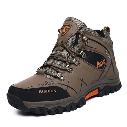 Bota outdoor caqui sin forro